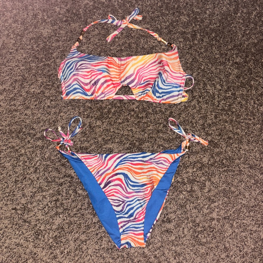 NWT Zebra Print Bikini